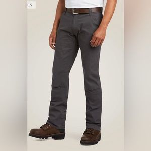 Rebar M7 Slim DuraStretch Made Tough Double Front Straight Pant NWT. Gray 31x32